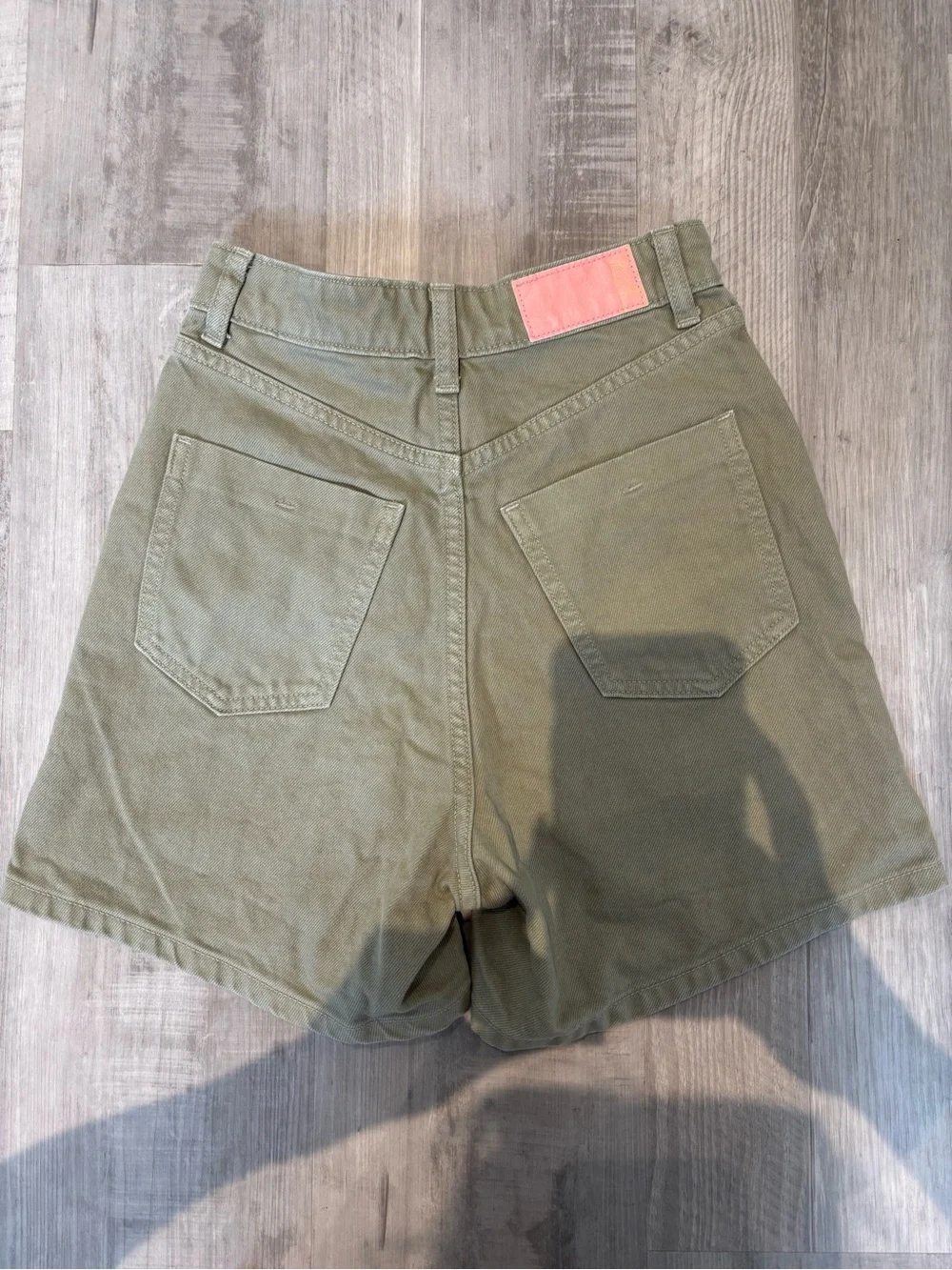 Zara Olive High-Waist Women’s Jean Shorts